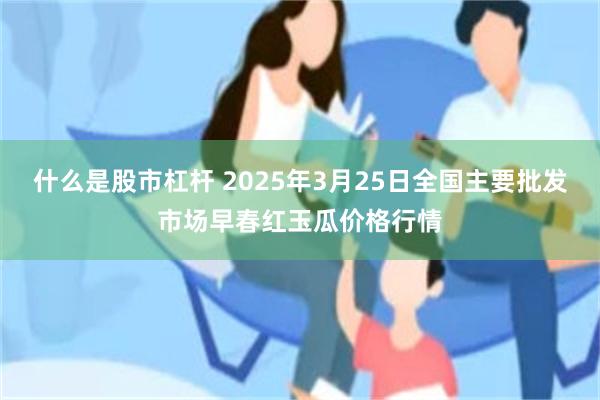 什么是股市杠杆 2025年3月25日全国主要批发市场早春红玉瓜价格行情