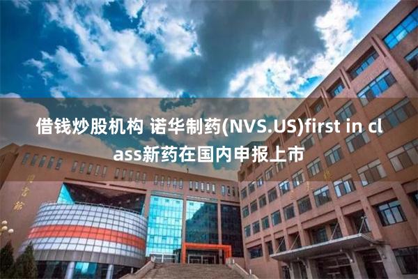 借钱炒股机构 诺华制药(NVS.US)first in class新药在国内申报上市