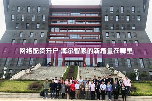 网络配资开户 海尔智家的新增量在哪里